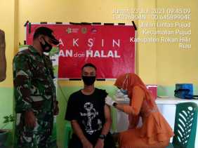 Danposramil Beri Pendampingan Serbuan Vaksinasi TNI