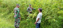 Babinsa Merbau Rutin Patroli, Cegah Karhutla Sejak Dini