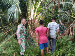 Babinsa Koramil 06/Merbau Intensifkan Patroli Karhutla di Desa Tanjung Padang
