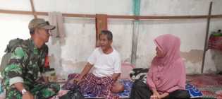 Babinsa Bangsal Aceh Melakukan Program Babinsa Masuk Dapur