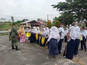 Serda Ansari Sambangi Sekolah Untuk Tanamkan Nilai Pancasila Kepada Pelajar