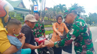 Dandim 0320/Dumai dan Jajarannya Laksanakan Giat Jum'at Berkah