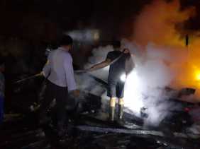 Kebakaran, 1 Korban Dilarikan ke RSUD Puri Husada