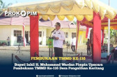 Bupati Inhil H. Muhammad Wardan Pimpin Upacara Pembukaan TMMD Ke-116 Desa Pengalihan Keritang