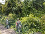Patroli Karhutla di Desa Semukut, TNI Fokus Jaga Lingkungan