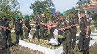 Kodim 0320/Dumai Laksanakan Ziarah ke TMP Damai Sentosa Peringati Hari Juang TNI AD