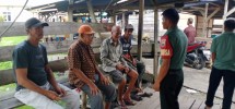 Babinsa Koramil 06/Merbau Laksanakan Komsos di Kampung Pancasila Tanamkan Hal Ini