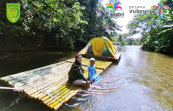 Pertama di Inhil, inilah Destinasi Wisata Arung Jeram di Desa Batu Ampar