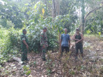 Babinsa Gencar Sosialisasi Larangan Pembakaran Lahan di Tasik Putri Puyu