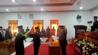 Ketua DPRD Natuna Daeng Amhar Pimpin Penggantian Antar Waktu (PAW) Anggota DPRD Fraksi PDIP