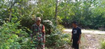 Serda C.J. Silalahi Ajak Warga Desa Lukit Cegah Karhutla Lewat Patroli dan Sosialisasi