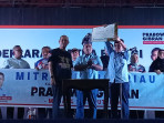 Deklarasi Relawan Pendukung Prabowo-Gibran Di Inhil, 2024 Menang Sekali Putaran