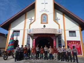 Sat Samapta Polres Bengkalis Bersama PP Melakukan Patroli Samapta Jaga Ibadah