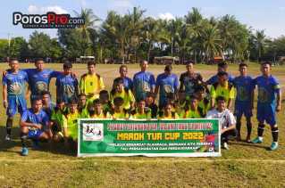 Dengan Semangat Sportivitas dan Persatuan, Komando Marinir Ikut Mensukseskan Turnamen Sepak Bola Desa Marok Tua