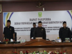 Fraksi-Fraksi DPRD Kabupaten Natuna Menyetujui Rancangan Peraturan Daerah TA 2024