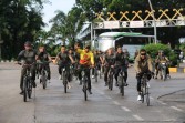 Pgs Dandim 0320/Dumai dan Personil Laksanakan Giat Sehat Sepeda Santai