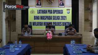 Polres Bintan gelar Operasi Bina Waspada Seligi 2021
