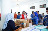 Bupati Terima Laporan Dari PMI Labuhanbatu Tentang Penyaluran Bantuan Korban Bencana Alam di Sumut