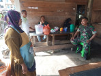 Komsos di Kampung Pancasila, Praka Rahmad Berikan Himbauan Kepada Masyarakat