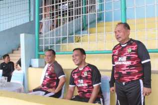 Bupati bersama Dandim perkuat tim PS RSUD RANTAU PRAPAT melawan BEDAH USU FC