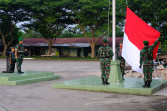 Upacara Bendera di Makodim 0320/Dumai, Ini  Pesan Dandim