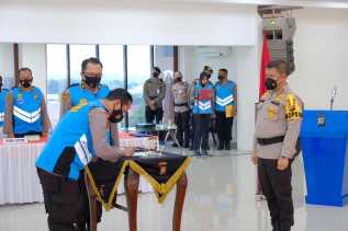 Panitia dan Peserta Tanda Tangani Pakta Integritas di Hadapan Kapolda Riau