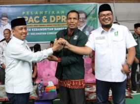 Pelantikan PAC Concong, H. Hasmawi Terharu Bergabung PKB