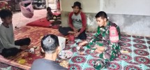 Komsos di Kampung Pancasila, Babinsa Tanamkan Nilai Persatuan