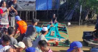 Speedboat Tembilahan-Guntung Tenggelam di Perairan Sungai Perak