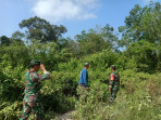 Himbauan Babinsa Koramil 06/Merbau, Jangan Buka Lahan dengan Membakar