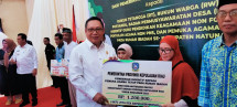 Ketua DPRD Natuna Daeng Amhar ikut Sertakan Dalam Pembagian Bantuan Oleh Pemerintah Propinsi Kepulauan Riau (Pemprov Kepri)