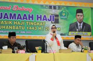 Wakil Bupati Buka Manasik Haji Kabupaten Labuhanbatu 2022