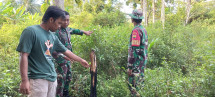 Masyarakat Desa Sungai Tengah Dapatkan Pembekalan Bahaya Karhutla Oleh Babinsa Koramil 06 Merbau