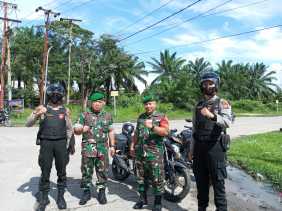 Sinergitas Bersama TNI Polri Laksanakan Patroli Gabungan