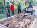 Babinsa Koramil 06/Merbau Lakukan Komsos di Kampung Pancasila