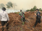 Kapten Inf Syuar Hendri dan Tim Laksanakan Pemadam Api