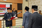 Plh Sekda Inhil H. Tantawi Jauhari Lantik 3 Pejabat Administrator Bappeda