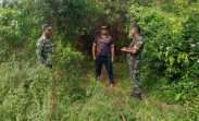 Babinsa Kodim 0303/Bengkalis Kampanye Anti Bakar Lahan di Desa Mayang Sari