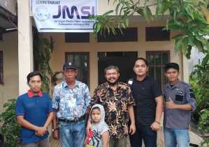 Hari Pers Nasional dan HUT JMSI ke-2, PLTU Tembilahan Kunjungi Sekretariat JMSI Inhil