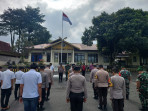 Bertempat di Polsek Bukit Kapur, Kapten Arh M.I Daulay Ikuti Upacara dan Patroli Tiga Pilar