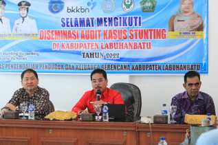 Satgas Penurunan Stunting Ikuti Diseminasi Audit Kasus Stunting di Wilayah Kabupaten Labuhanbatu