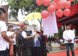 Hadir dalam Pawai Kirab Pemilu, Anggota Komisi V DPRD Riau Harap Tak Ada yang Golput
