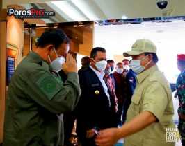 Ansar Ahmad Dampingi Menteri Pertahanan RI Prabowo Subianto Dalam Upacara Peresmian KRI