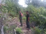 Sertu A. Purba Tegaskan Bahaya Bakar Lahan dalam Sosialisasi Karhutla