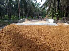 Pembangunan Box Culvert di Dusun Bukit 5 Capai 100 Persen