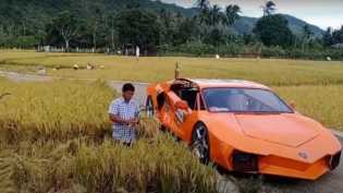 Petani Aceh Ini Sulap Motor Jadi Mirip Lamborghini Hotman Paris