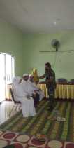 Babinsa Pelintung Ikuti Kegiatan Pelepasan Calon Jemaah Haji di Aula Trampil