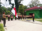 Upacara Penutupan Pembinaan Pramuka Saka Wira Kartika Kodim 0320/Dumai Berlangsung Khidmat