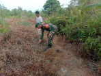 Upaya Babinsa Kelurahan Bagan Keladi Dalam Mengatasi Ancaman Karhutla