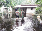 Serka Khorianto Pantau Kondisi Rumah Masyarakat Yang Terkena Banjir